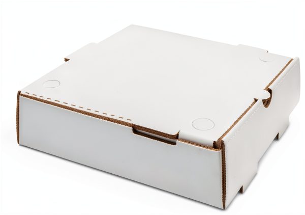Karat Pizza Box Pack of 50 White & Kraft Corrugated Boxes 12x12 Inches-6