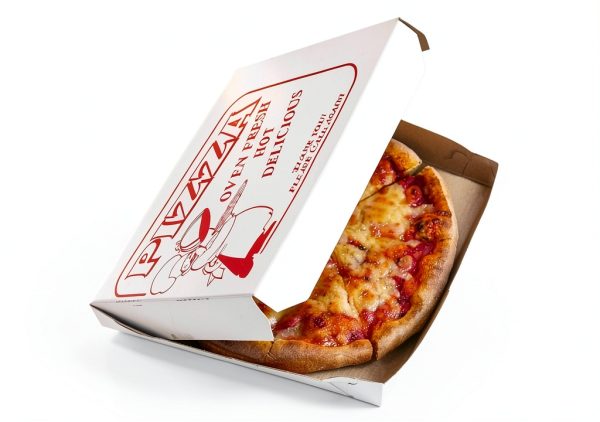 MT Products 12x12x2 White-Red Pizza Boxes Durable Clay Coated-7
