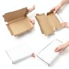 AmazingSpark Corrugated Pizza Boxes 14x7x1.5in 50 Pack Sturdy-3
