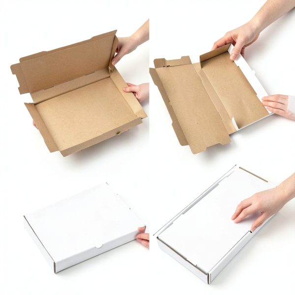 AmazingSpark Corrugated Pizza Boxes 14x7x1.5in 50 Pack Sturdy-3