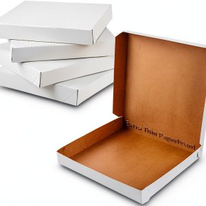 Pizza Box MT Products Ultra Thin White Square Box 12x12x1.9 Inch Pack-0