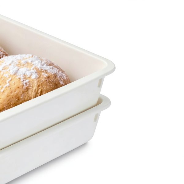 Pizza Proofing Box 2-Pack Stackable BPA Free 17x13x3.5in ChefPro-3
