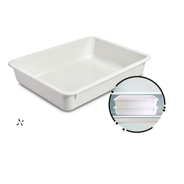Pizza Proofing Box 2-Pack Stackable BPA Free 17x13x3.5in ChefPro-4
