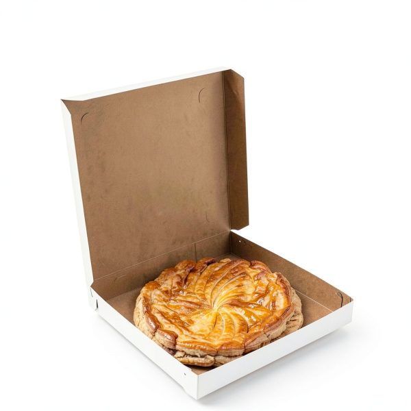 Pizza Box MT Products Ultra Thin White Square Box 12x12x1.9 Inch Pack-8