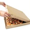 Karat Kraft Pizza Box Pack 50 8 to 16 Inch Grease Resistant Corrugated-2