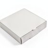 Mini Pizza Boxes WANGDEFA 100 White Cardboard Square Boxes for Cookies-1