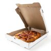 Pizza Box White Corrugated 14x14 Karat Bulk Pack of 50-1