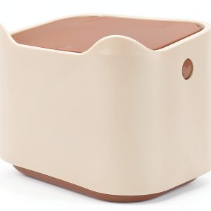 OdorResistant Cat Litter Trash Can Saluaqui PressLid PP Design-0