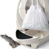 Cat Litter Bag DEUDSORY 120 Pack Eco‑Friendly Disposable 17.7×19.68 in-1