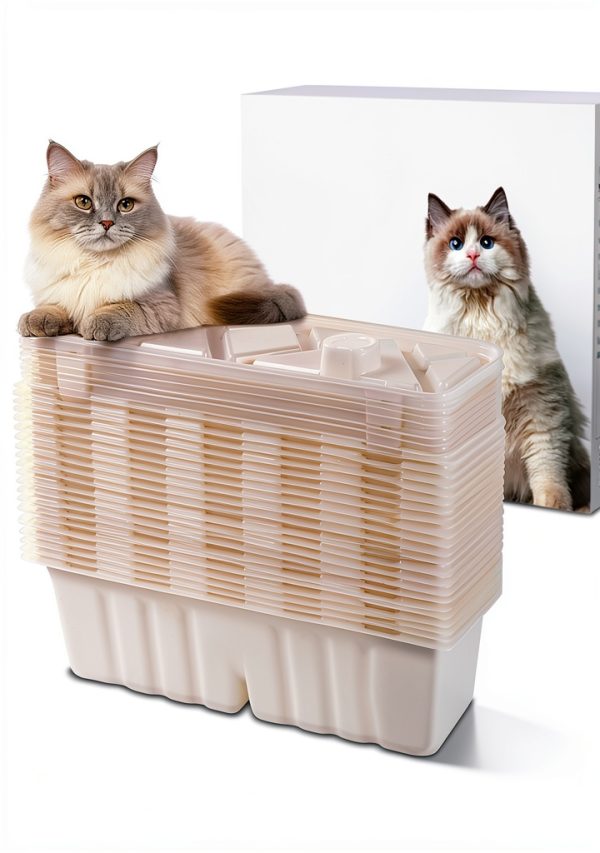 Litter Box Waste Receptacles 20 Pack -VIKOS for LitterMaid Self-0