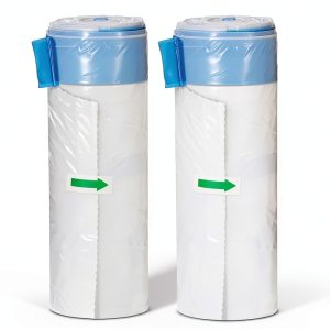 Replaced Waste Bags Pawstastic Paw101 Litter Box 2 Rolls White-0