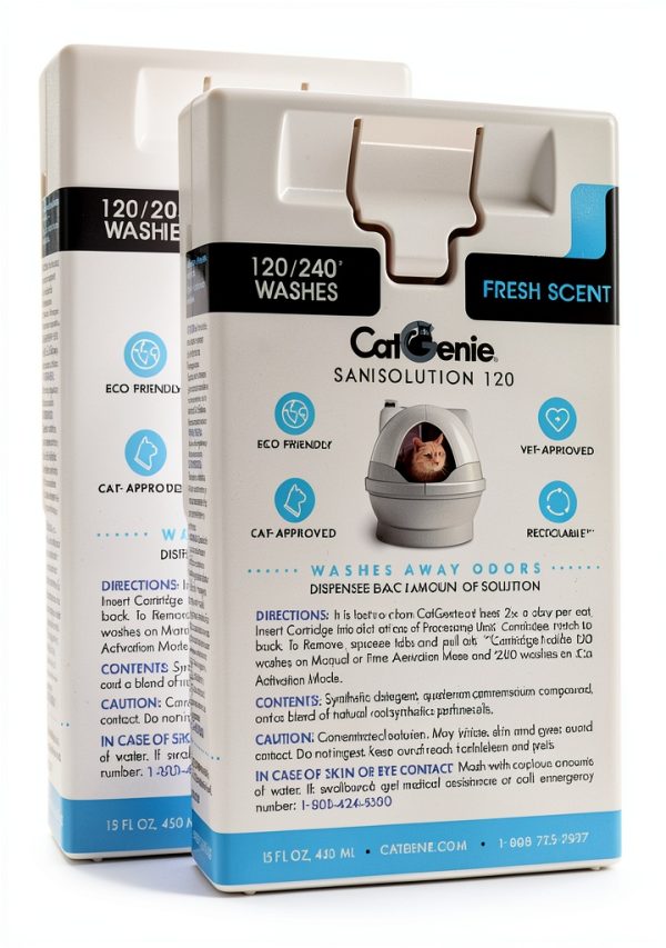 CatGenie 120 SaniSolution SmartCartridge Fresh Scent 3-Pack-0