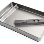 Reusable Cat Litter Tray COSPARX Stainless Steel Clip-On Extender-0
