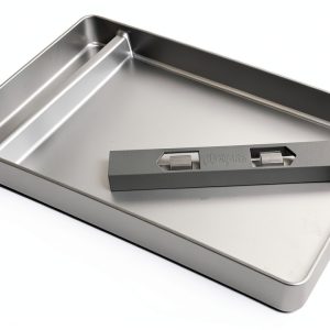 Reusable Cat Litter Tray COSPARX Stainless Steel Clip-On Extender-0